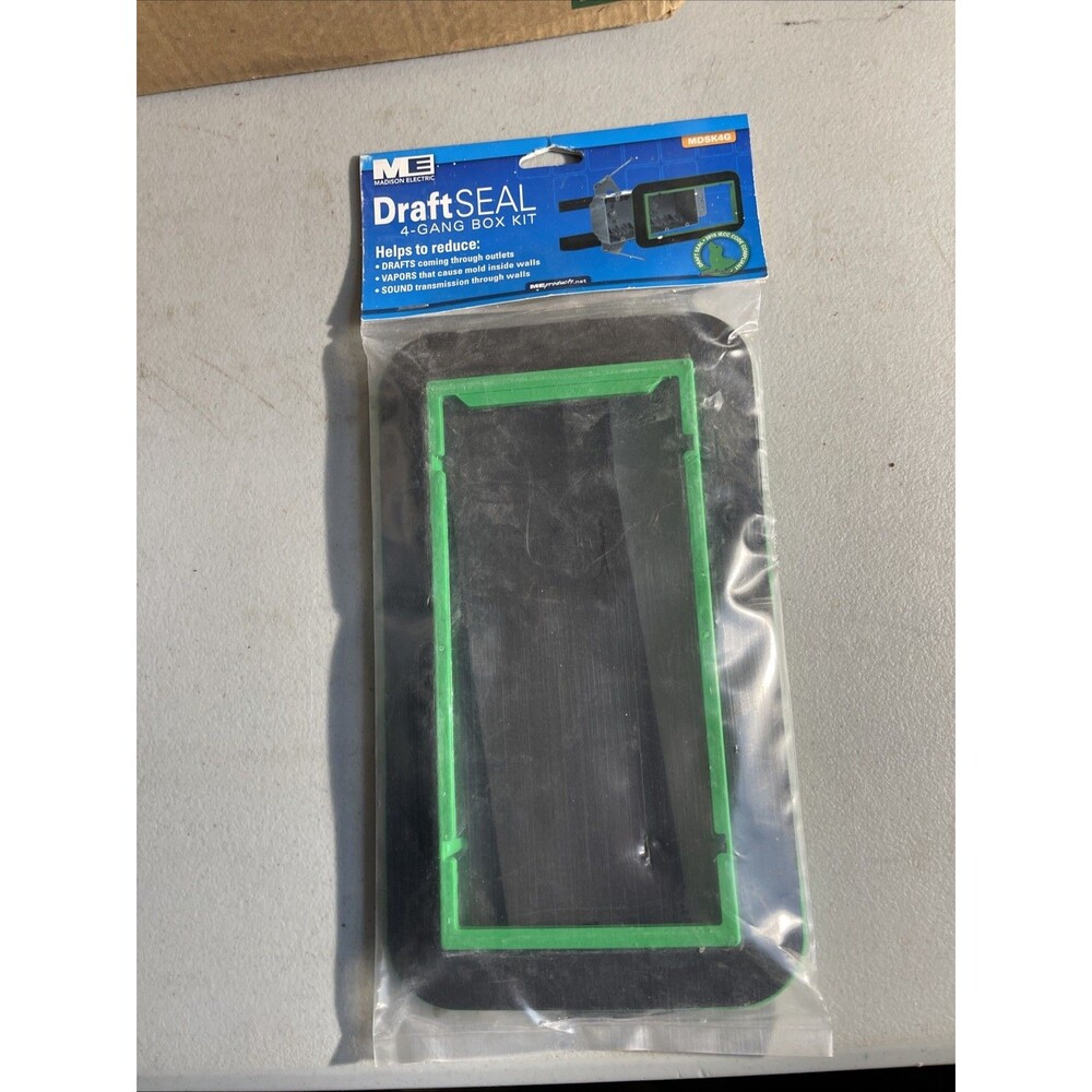 MDSK4G 4-Gang Draft Seal Kit 4-Gang (Pack of 1) Green, Black